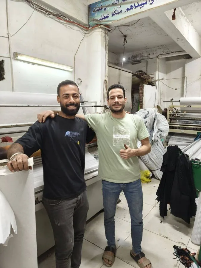 مكنة البليسيه في مصنع حلالة